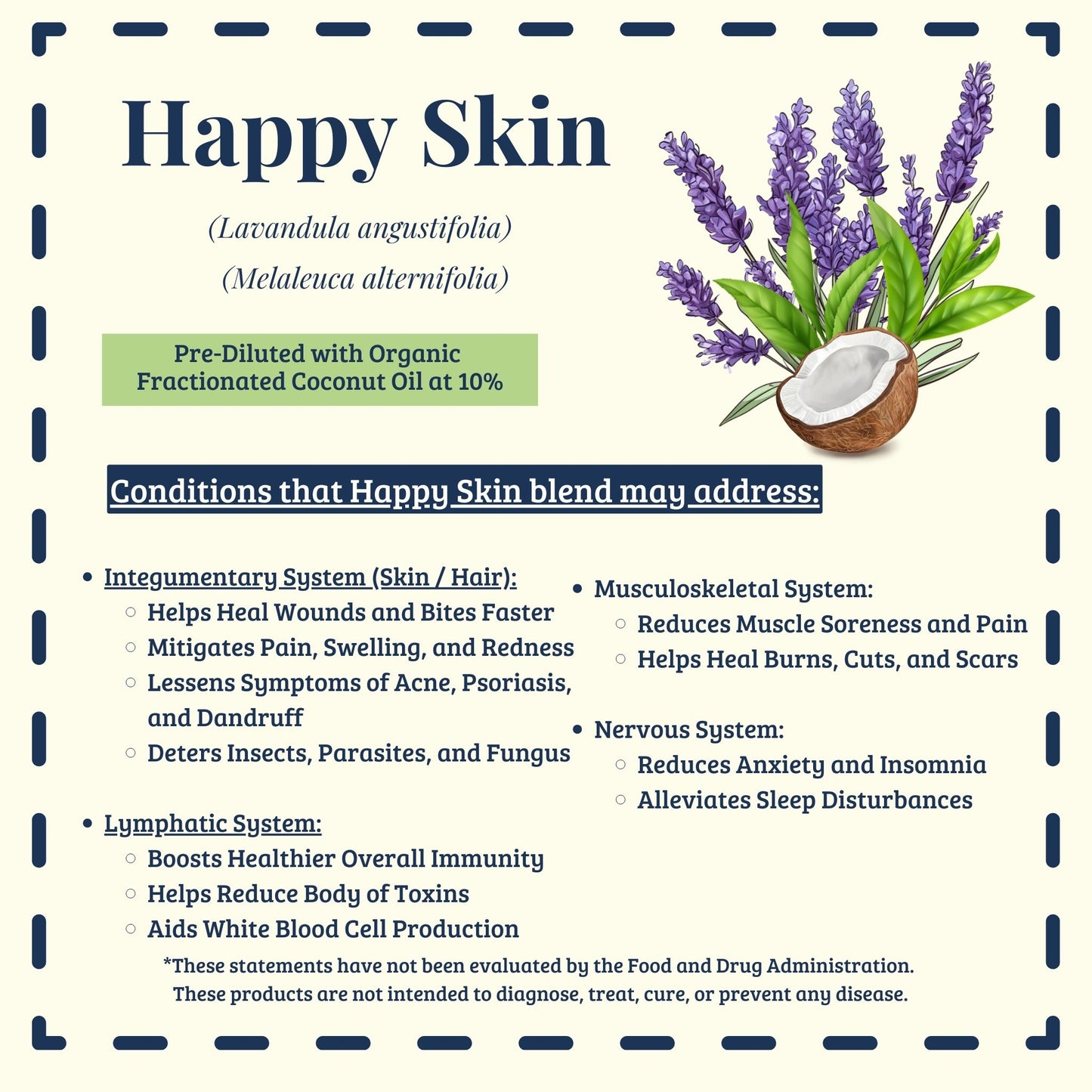 Happy Skin traditional uses for soothing skin and muscle relief – Ready to Roll® by Essential for Wellness