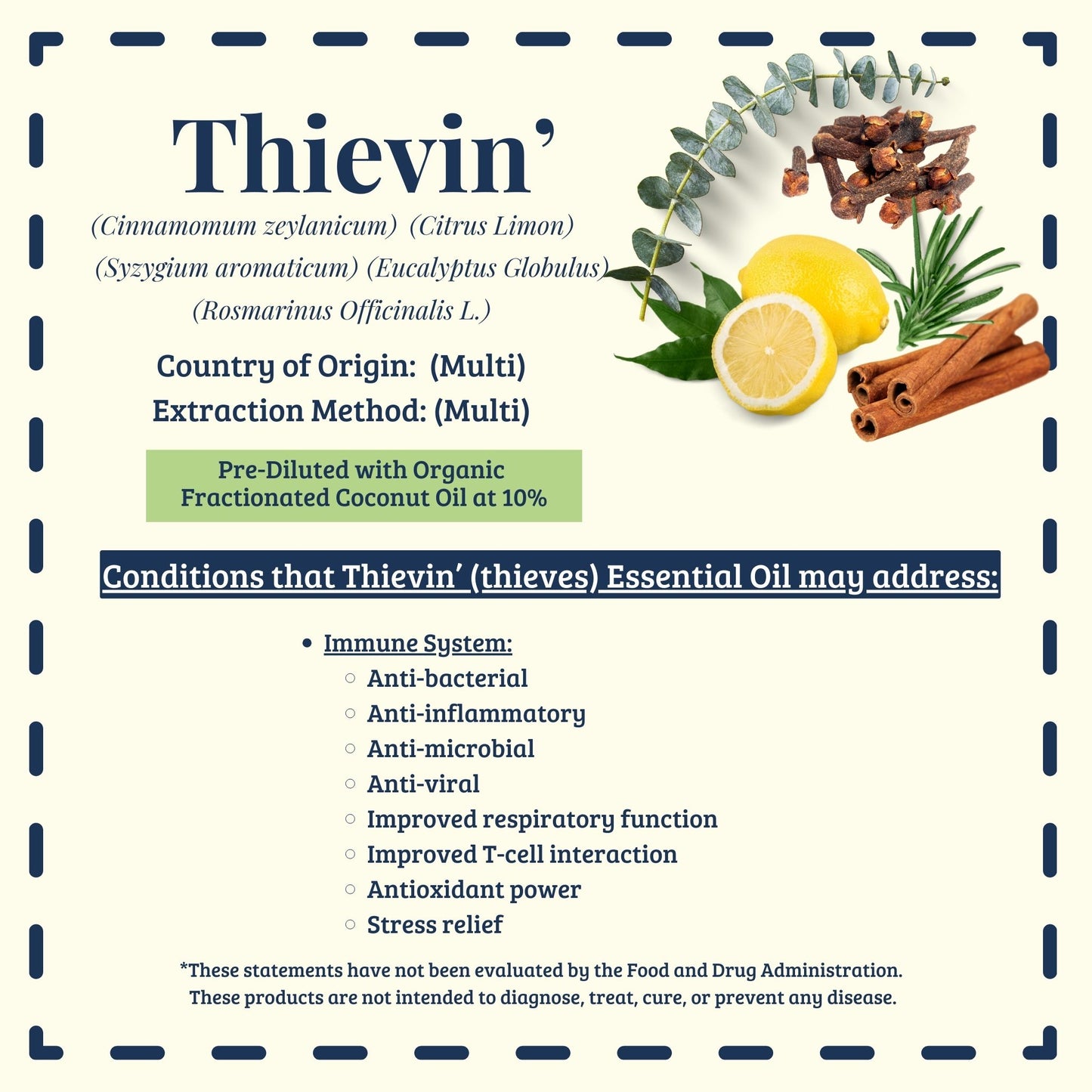 Thievin’ essential oil traditional immune-supporting properties – Diffuse It® by Essential for Wellness