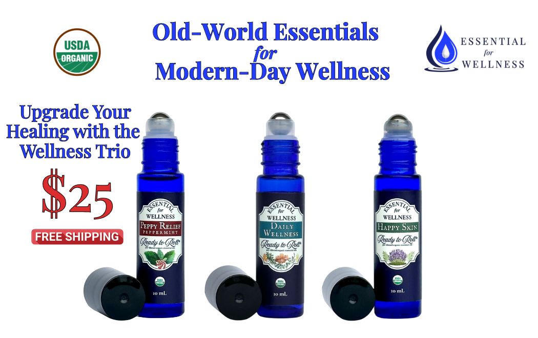 Wellness Trio Organic Essential Oils