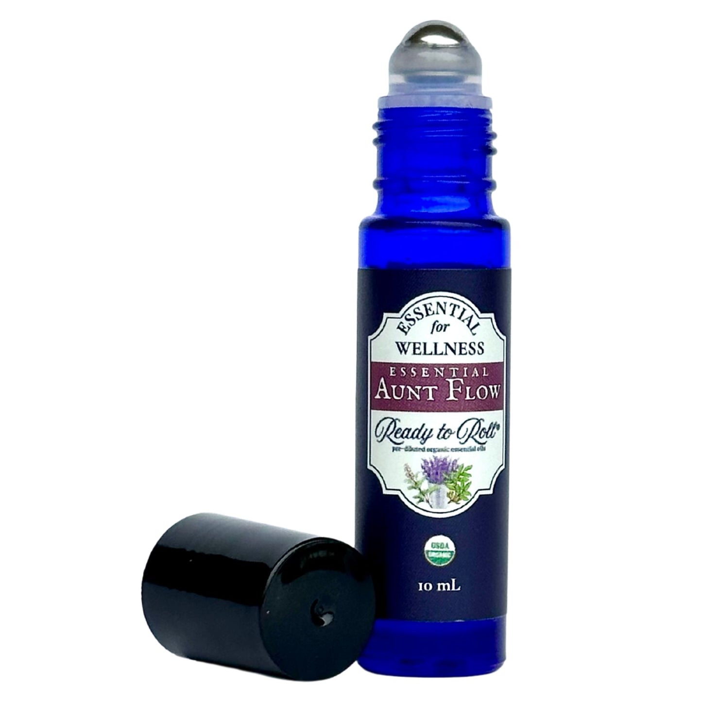 Essential Aunt Flow roll-on by Ready to Roll® – organic hormone support blend
