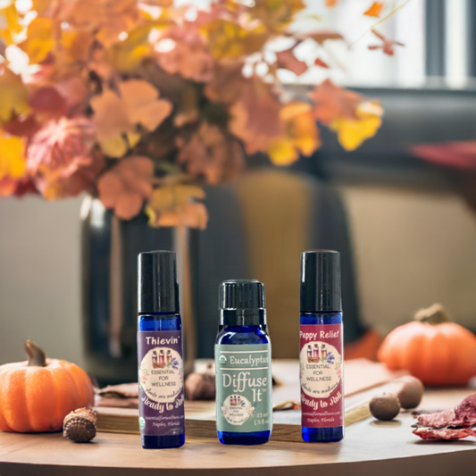 Flu Fighters Organic Essential Oils Combo Set - Essential for Wellness