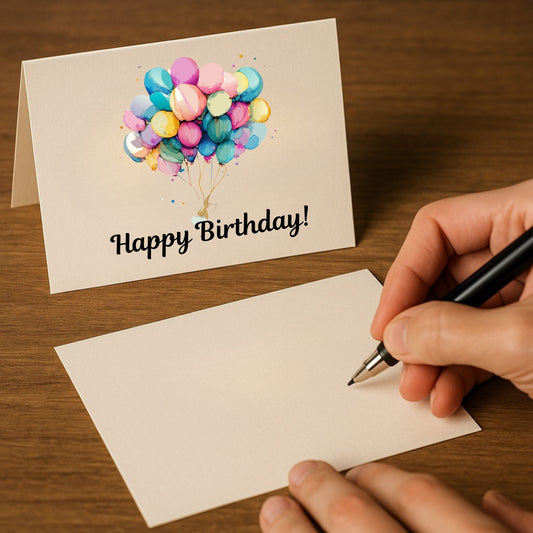 Happy Birthday – FREE Notecard Add-On with Any Gift