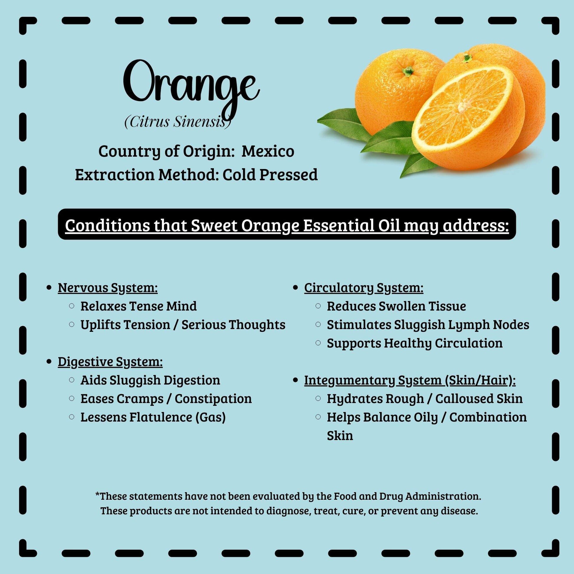 Refreshing Benefits of Orange Organic Essential Oil by Diffuse It