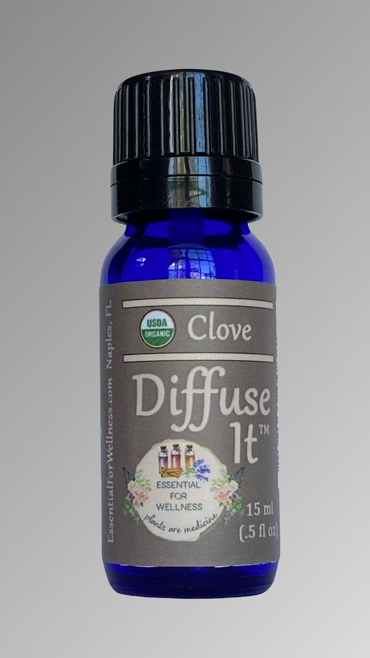 Organic Clove Bud Essential Oil by Diffuse It® (15 mL) - Essential for Wellness