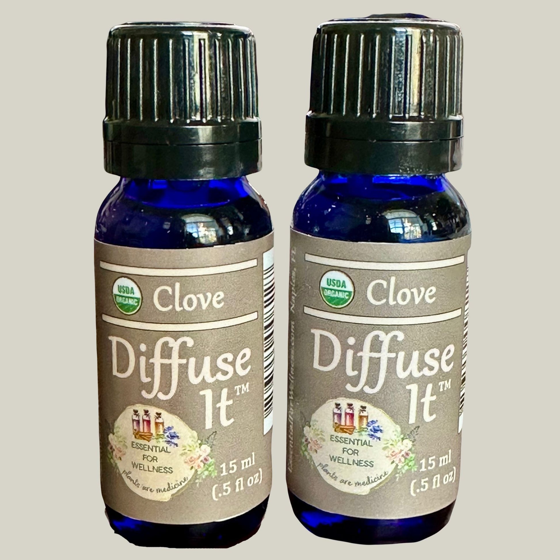 Organic Clove Bud Essential Oil by Diffuse It® (15 mL) - Essential for Wellness