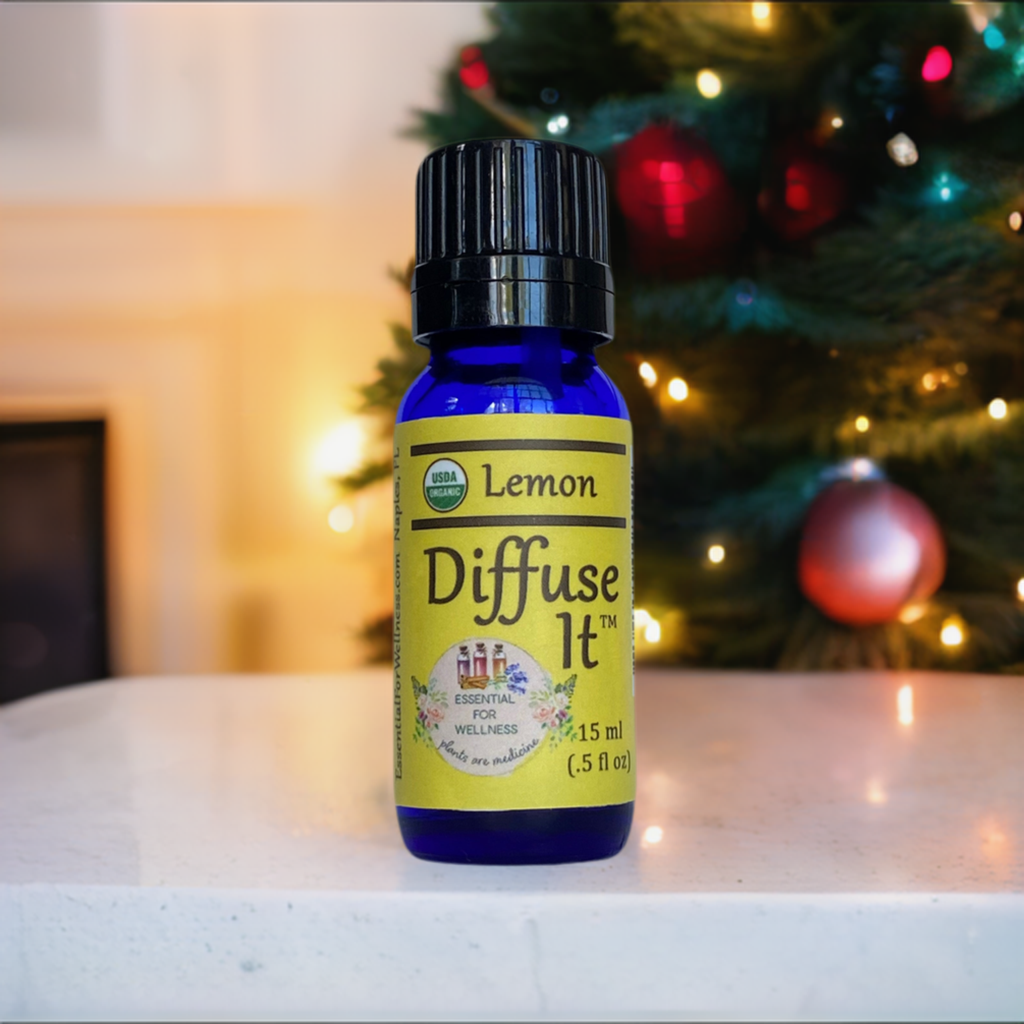Organic Lemon Essential Oil by Diffuse It™