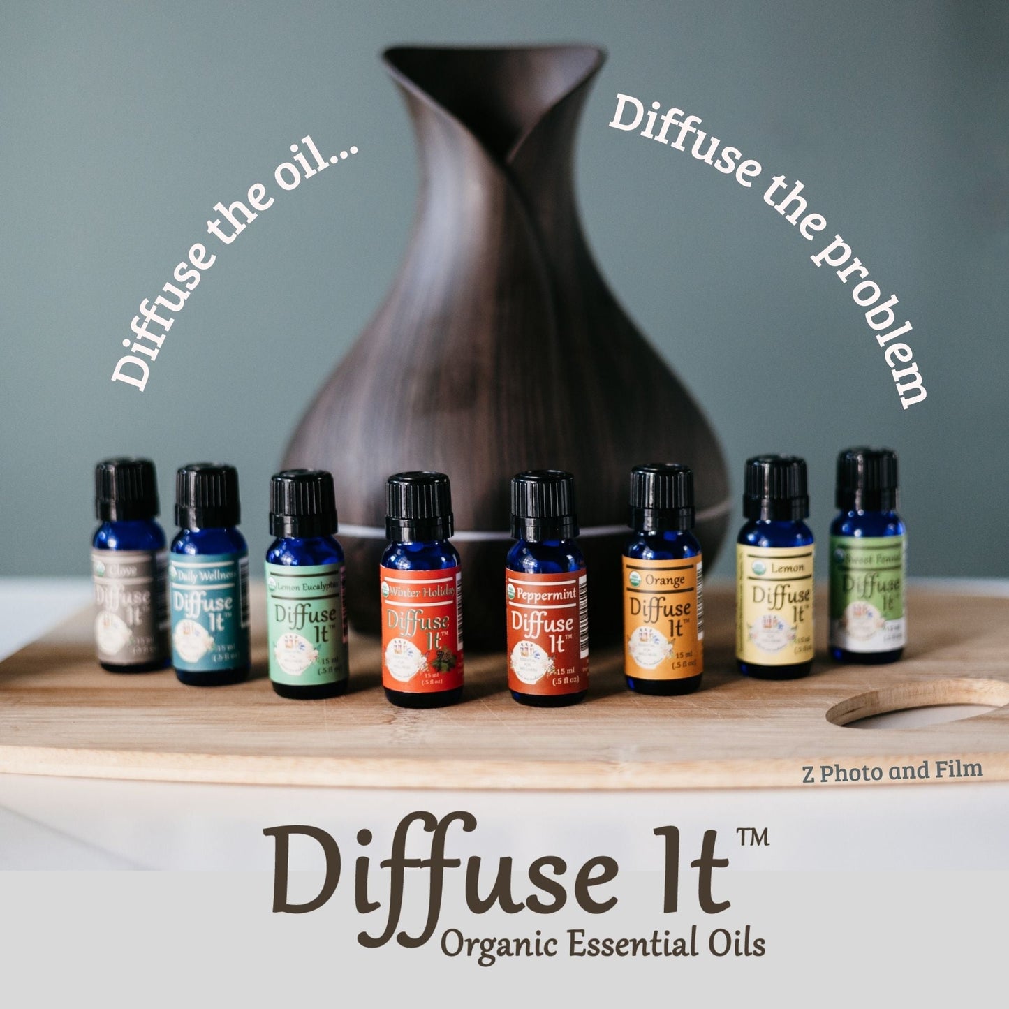 Organic Lemon Essential Oil by Diffuse It™