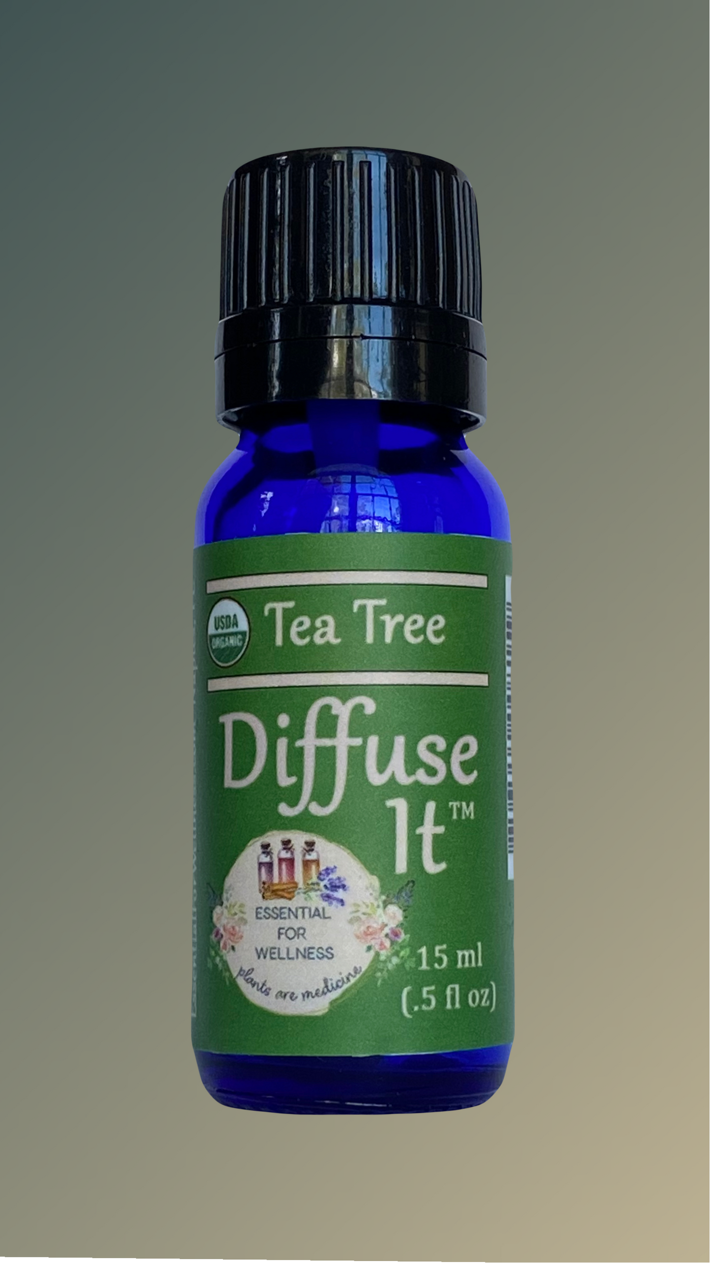 Organic Tea Tree Essential Oil by Diffuse It™