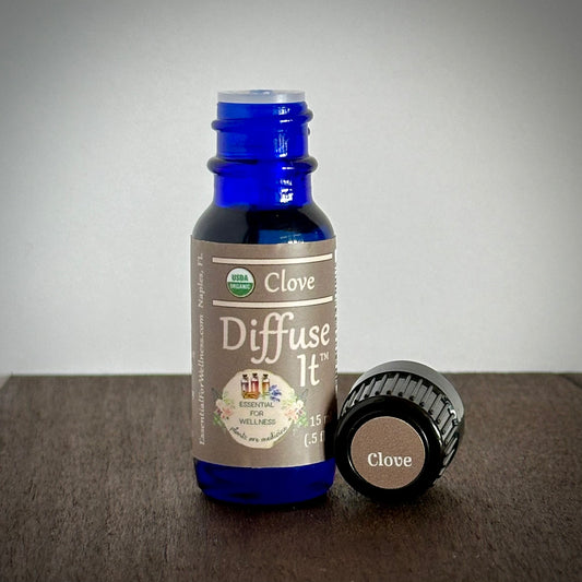 Organic Clove Bud Essential Oil by Diffuse It® (15 mL)