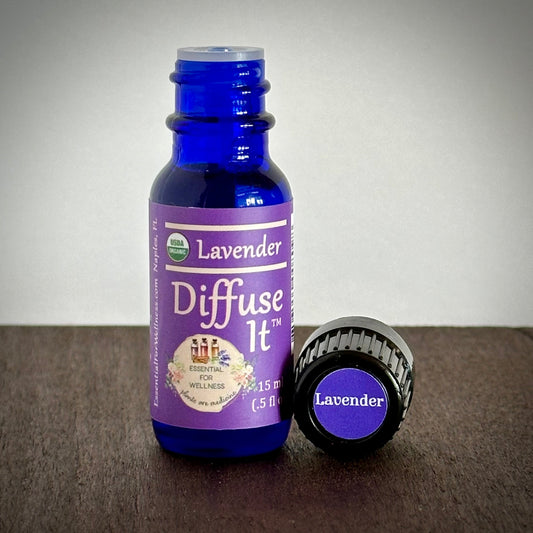 Organic Lavender Essential Oil by Diffuse It® (15 mL)
