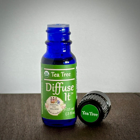 Organic Tea Tree Essential Oil by Diffuse It®