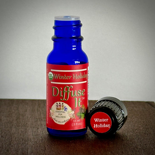 Organic Winter Holiday Essential Oil Blend by Diffuse It® (15 mL)