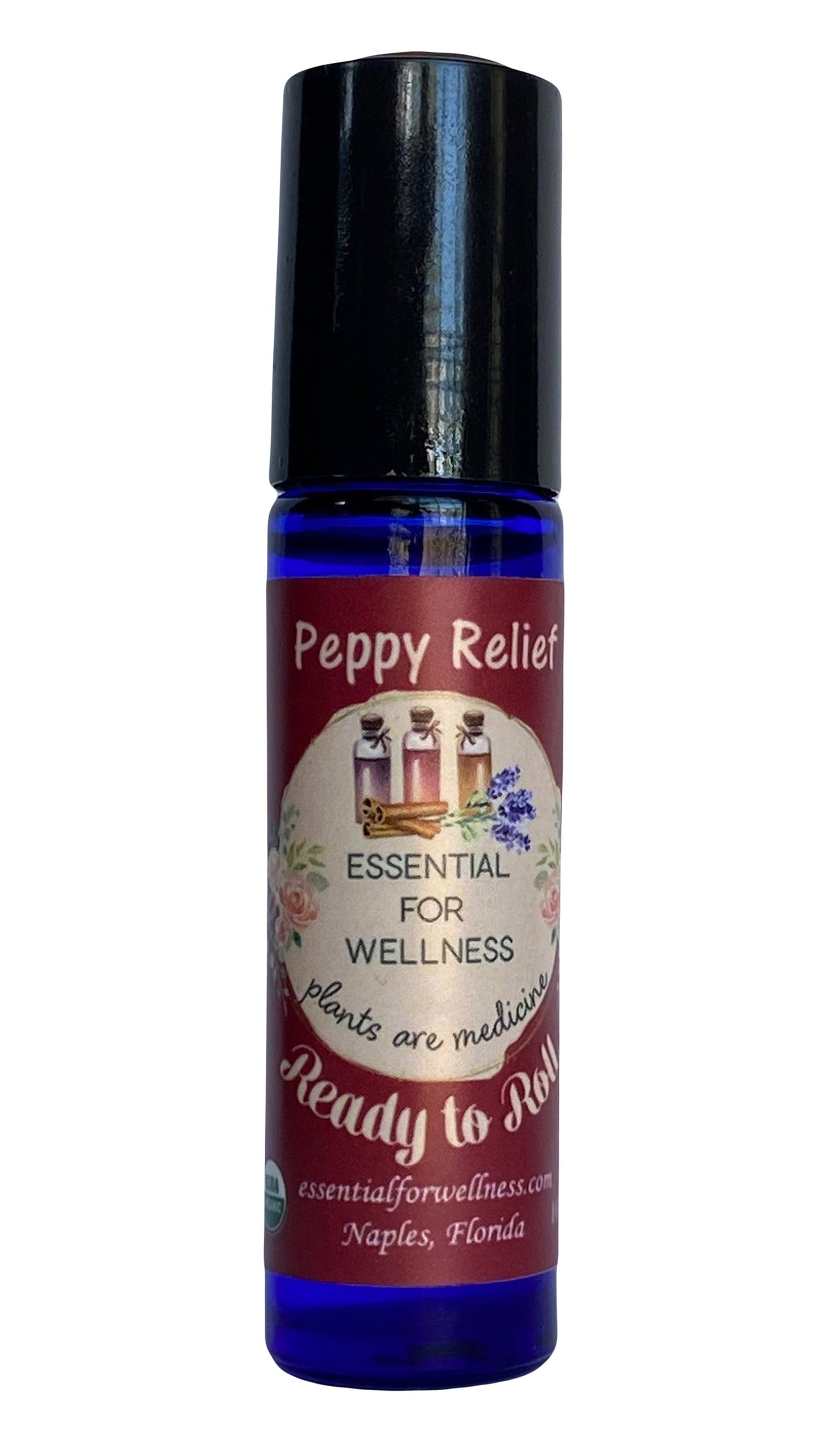 Ready to Roll® Peppy Relief Peppermint Organic Essential Oil Blend