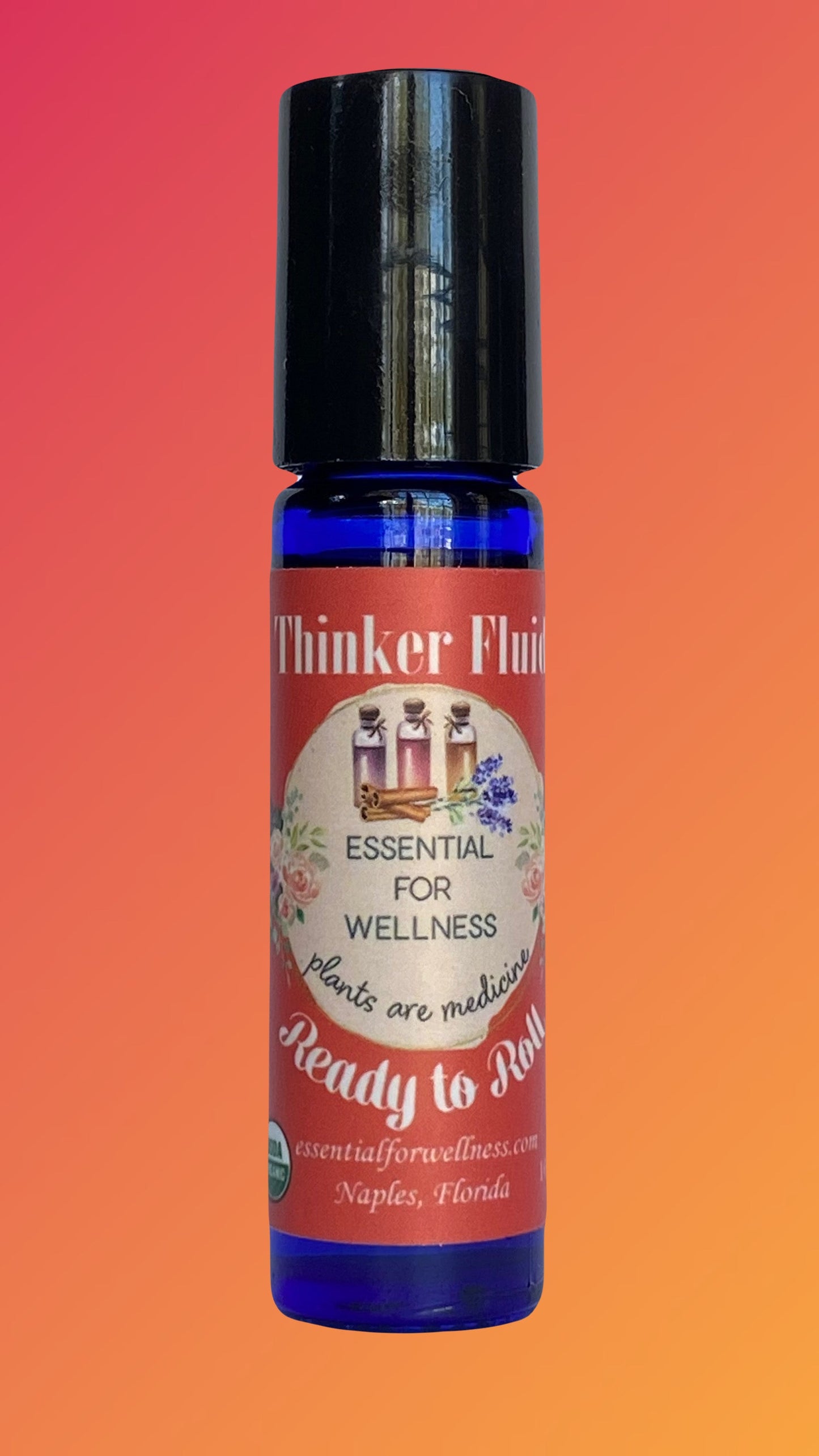 Ready to Roll® Thinker Fluid Organic Essential Oil Focus Blend