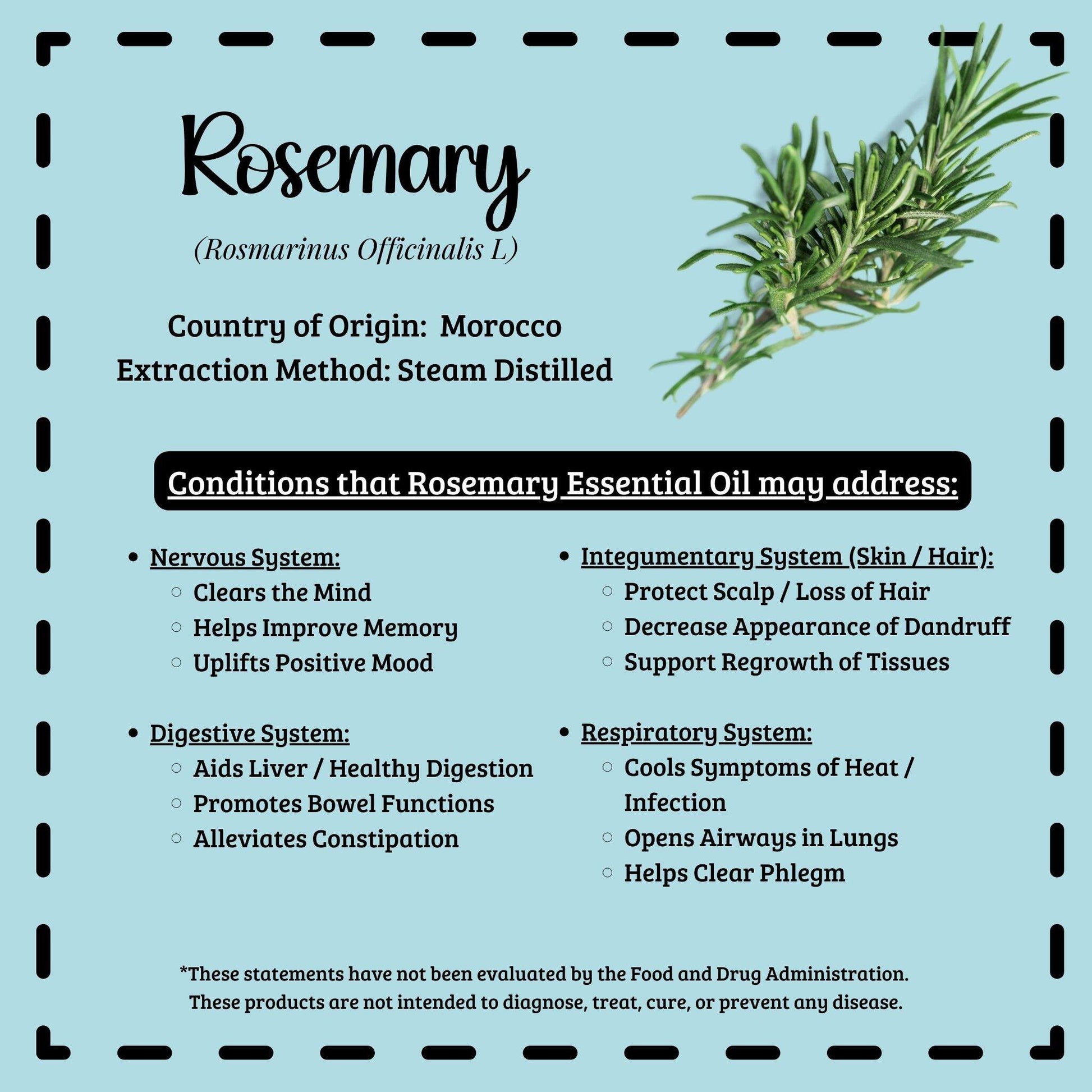 Clarifying Benefits of Rosemary Organic Essential Oil by Diffuse It