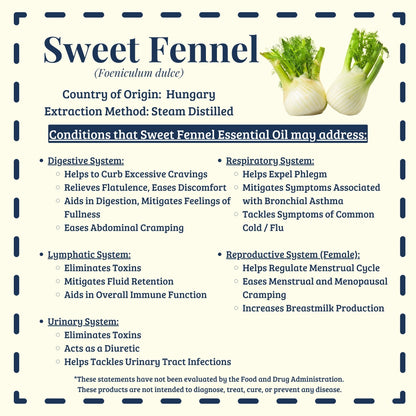 Sweet fennel essential oil traditional hormone and digestion support – Diffuse It® by Essential for Wellness