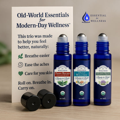 Wellness Trio Organic Essential Oils