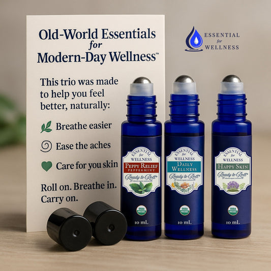 Wellness Trio Organic Essential Oils