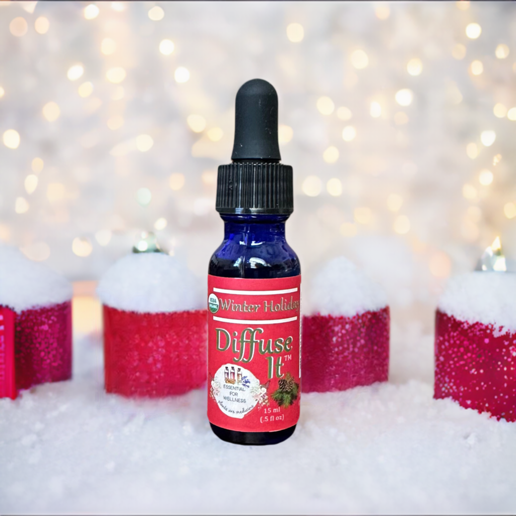 Winter Holiday Organic Essential Oil Blend by Diffuse It® - Essential for Wellness