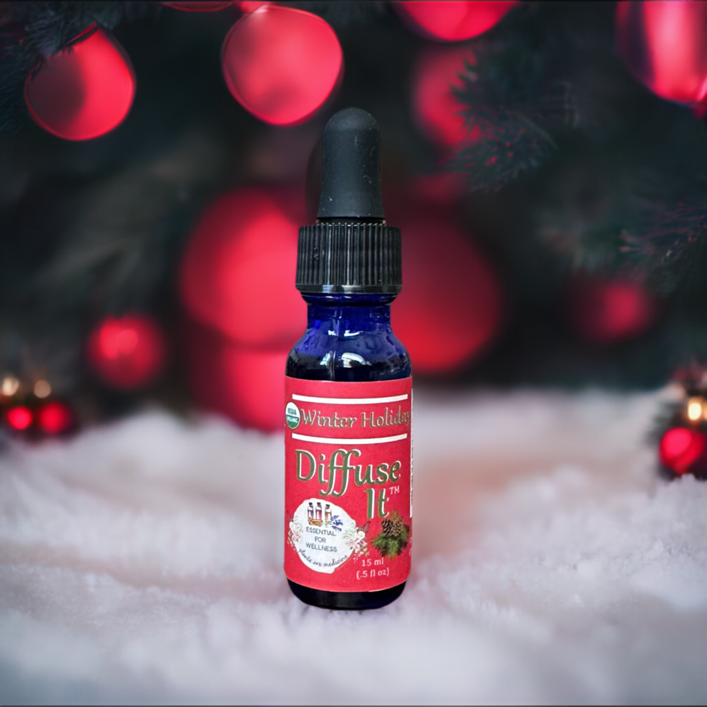 Winter Holiday Organic Essential Oil Blend by Diffuse It® - Essential for Wellness