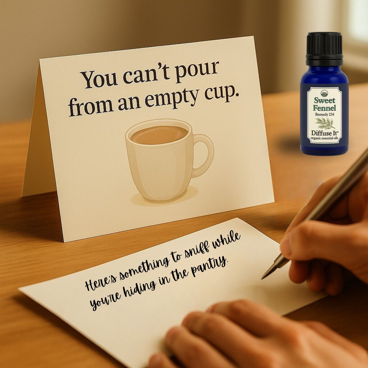 You_Can_t_Pour_From_an_Empty_Cup_Notecard_for_Gift_at_Essential_for_Wellness_Organic_essential-oils
