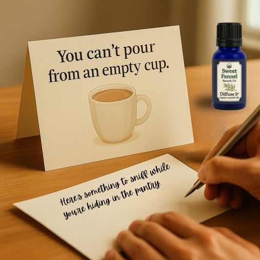 You_Can_t_Pour_From_an_Empty_Cup_Notecard_for_Gift_at_Essential_for_Wellness_Organic_essential-oils