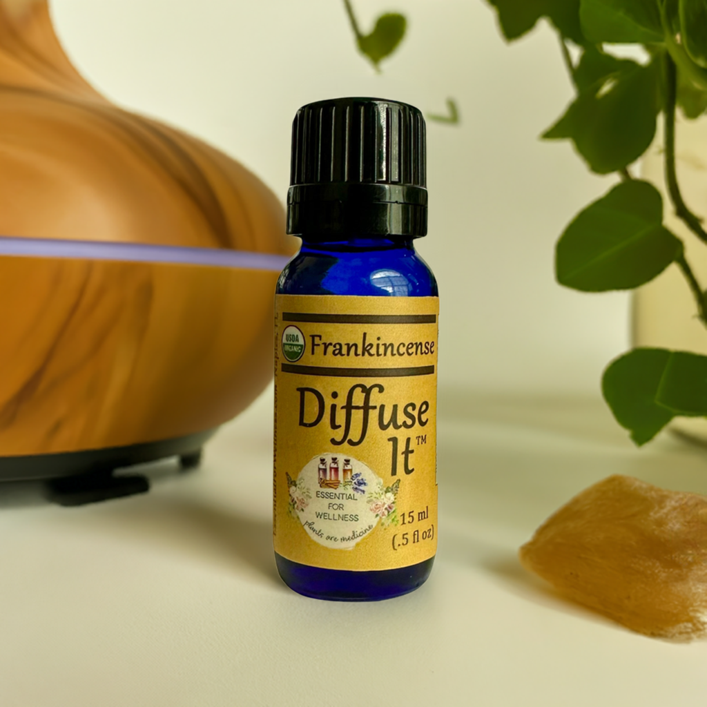 Organic Frankincense Serrata Essential Oil by Diffuse It® (15 mL) - Essential for Wellness