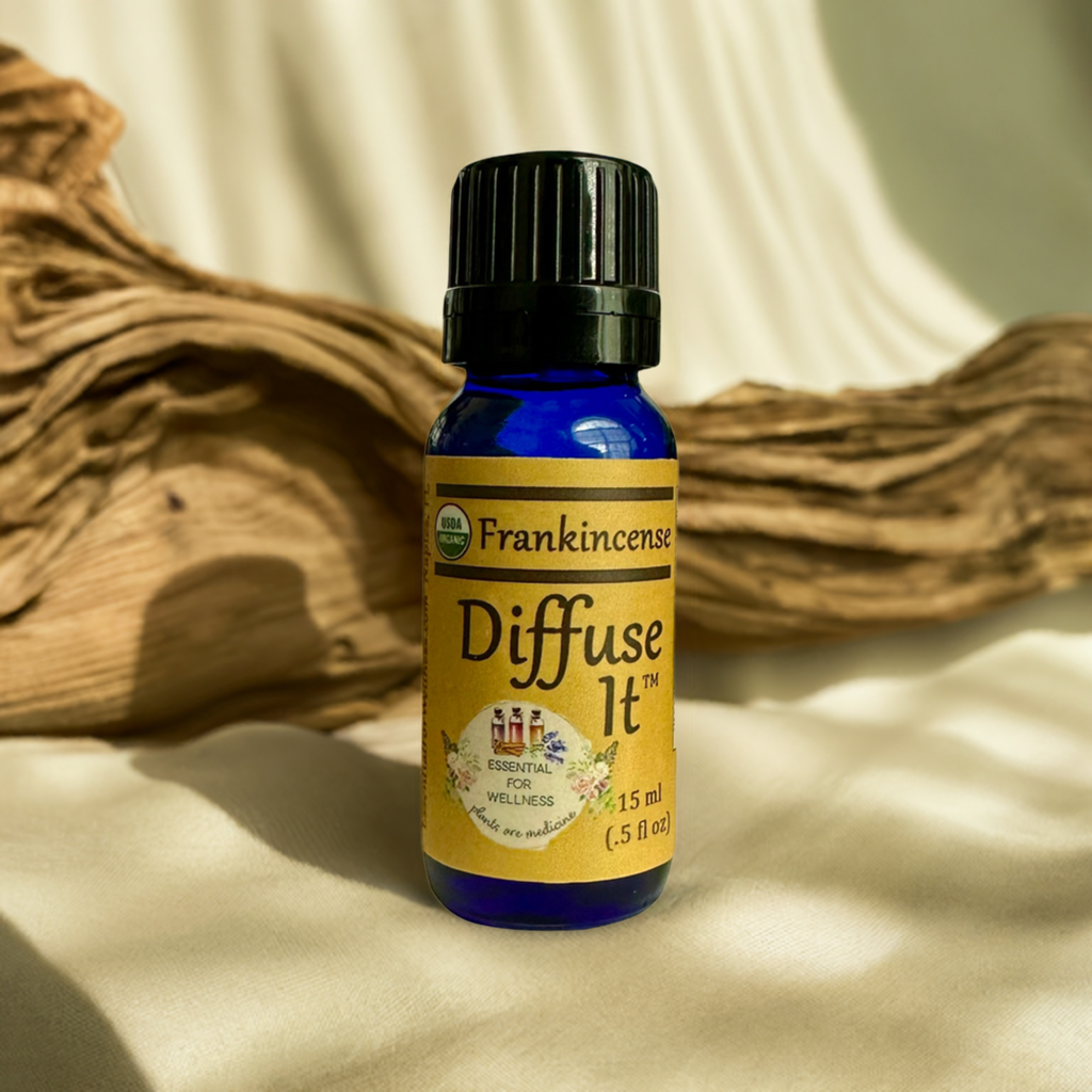 Organic Frankincense Serrata Essential Oil by Diffuse It® (15 mL) - Essential for Wellness