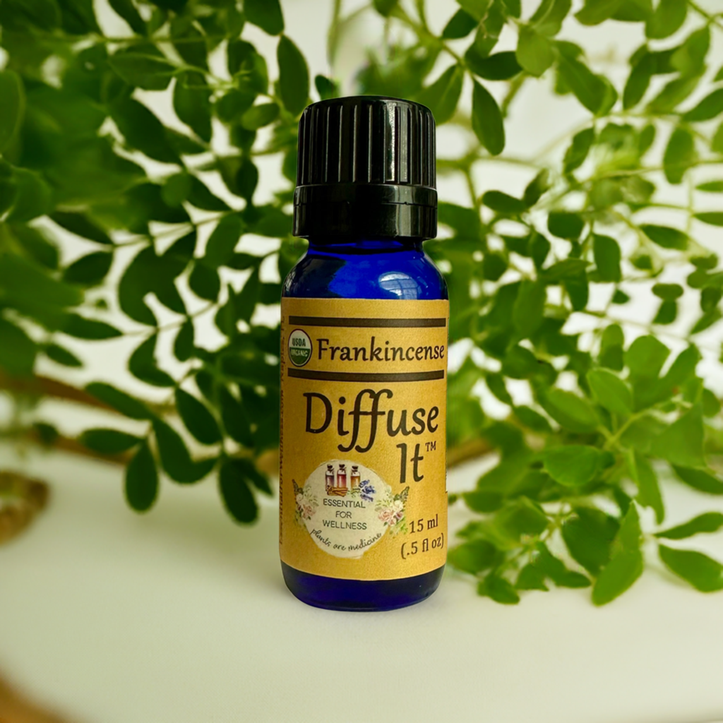 Organic Frankincense Serrata Essential Oil by Diffuse It® (15 mL) - Essential for Wellness